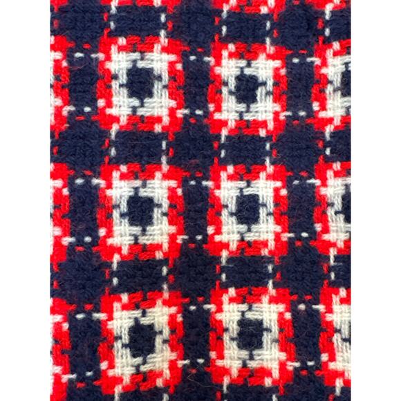 Vintage 60s Sears Mod Dress Red Vinyl Collar Belt Mini Go-Go Tunic 70s medium - Picture 4 of 14